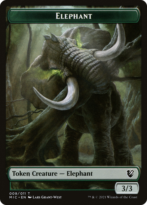 Elephant (TMIC-009) - Midnight Hunt Commander Tokens
