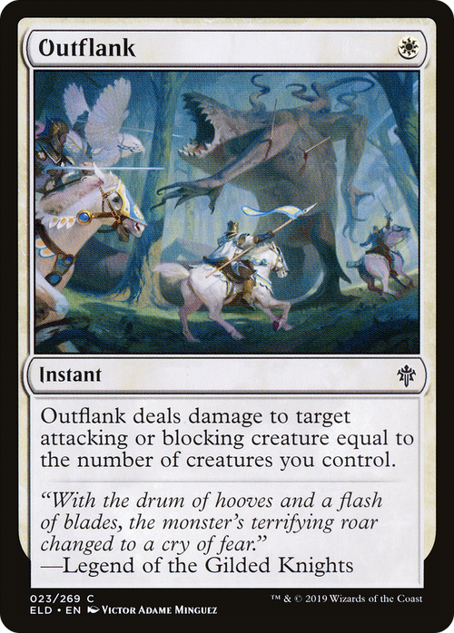 Outflank (ELD-023) - Throne of Eldraine Foil