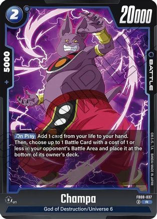 Champa (FB08-037) - Saiyans Pride Holofoil