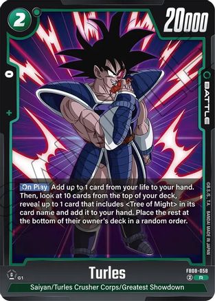 Turles - FB08-058 (FB08-058) - Saiyans Pride Holofoil