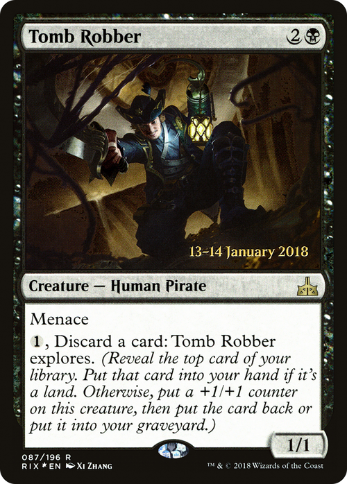 Tomb Robber (PRE-87S) - Rivals of Ixalan Promos Foil