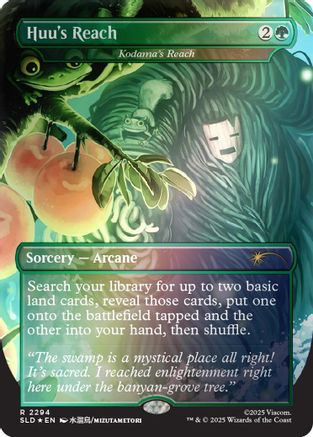 Huu's Reach - Kodama's Reach (Rainbow Foil) (SLD-2294) - Secret Lair Drop Series Foil