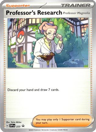 Professor's Research [Professor Magnolia] 223  SV Scarlet & Violet Promo Cards - Promo