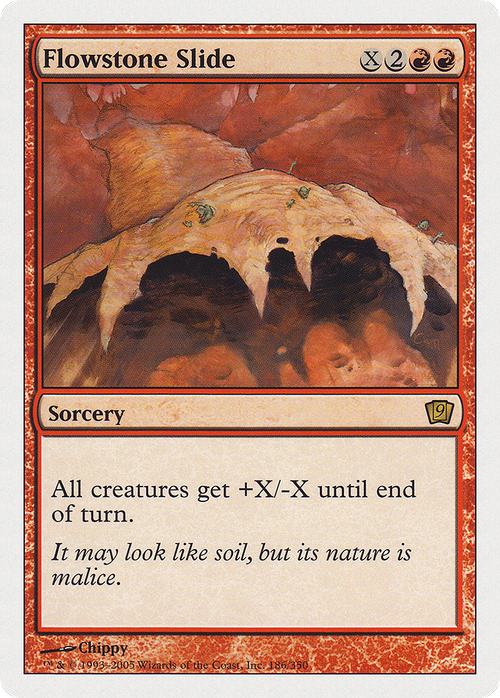 Flowstone Slide (9ED-186) - 9th Edition Foil