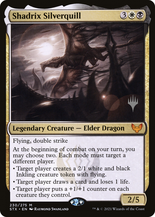 Shadrix Silverquill (PPSTX-230P) - Strixhaven: School of Mages Promos Foil
