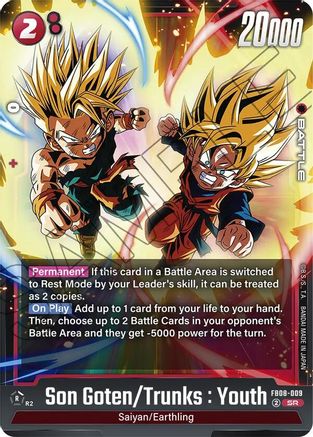 Son Goten/Trunks : Youth (FB08-009) - Saiyans Pride Holofoil