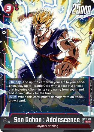 Son Gohan : Adolescence - FB08-012 (FB08-012) - Saiyans Pride Holofoil