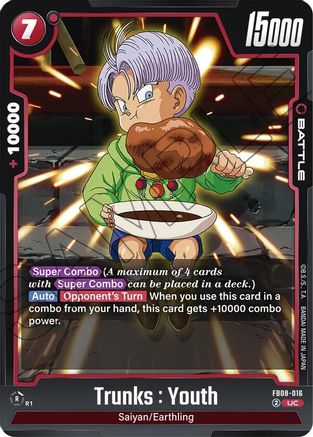 Trunks : Youth - FB08-016 (FB08-016) - Saiyans Pride