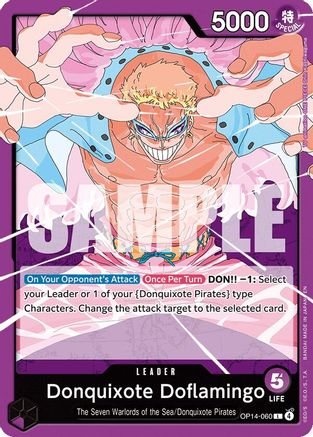 Donquixote Doflamingo - OP14-060 (OP14-060) - The Azure Sea's Seven