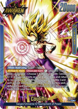Caulifla - FB08-025 (Alternate Art) (FB08-025) - Saiyans Pride Holofoil