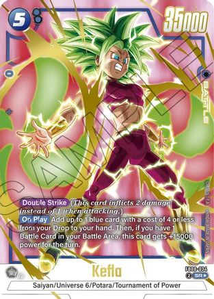 Kefla - FB08-034 (Alternate Art) (FB08-034) - Saiyans Pride Holofoil