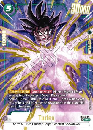 Turles - FB08-059 (Alternate Art) (FB08-059) - Saiyans Pride Holofoil