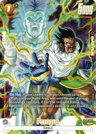 Paragus - FB08-084 (Alternate Art) (FB08-084) - Saiyans Pride Holofoil