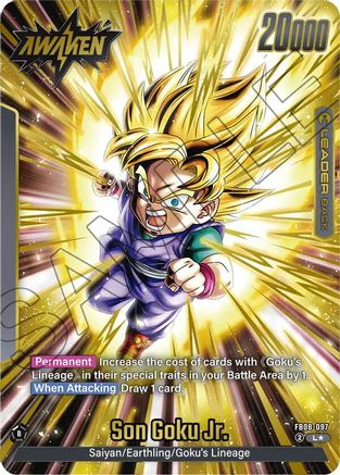 Son Goku Jr. - FB08-097 (Alternate Art) (FB08-097) - Saiyans Pride Holofoil