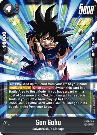 Son Goku - FB08-100 (FB08-100) - Saiyans Pride Holofoil