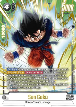 Son Goku - FB08-100 (Alternate Art) (FB08-100) - Saiyans Pride Holofoil