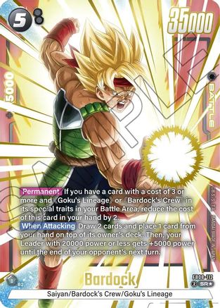 Bardock - FB08-112 (Alternate Art) (FB08-112) - Saiyans Pride Holofoil