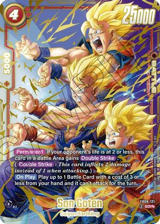 Son Goten - FB08-121 (Super Alternate Art) (FB08-121) - Saiyans Pride Holofoil