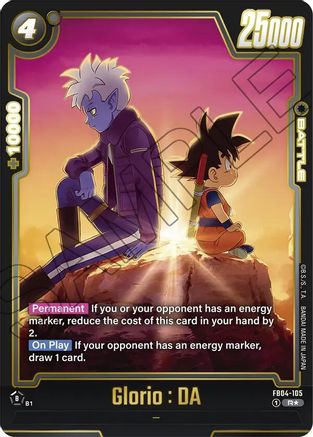 Glorio : DA (Alternate Art) (FB04-105) - Ultra Limit Alternate Art Reprints Holofoil