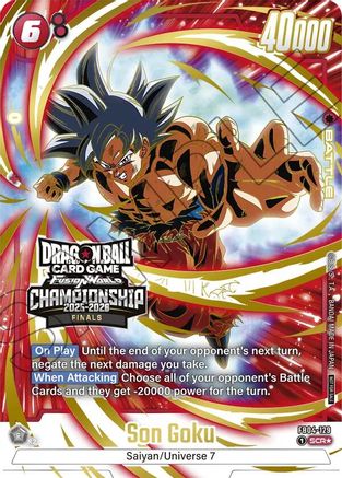 Son Goku - FB04-129 (Championship 2025-2026 Finals) (FB04-129) - Ultra Limit Holofoil