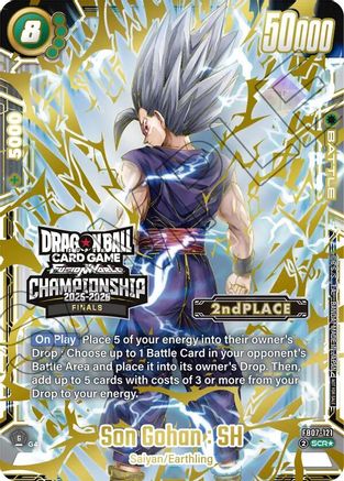 Son Gohan : SH - FB07-121 (Championship 2025-2026 Finals 2nd Place) (FB07-121) - Tournament and Championship Promos Holofoil