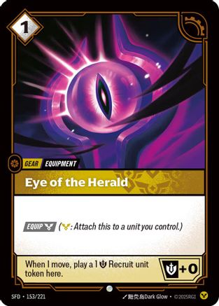 Eye of the Herald (153/221) - Spiritforged Foil