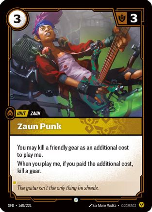 Zaun Punk (160/221) - Spiritforged Foil