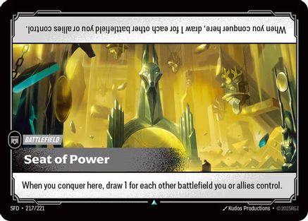 Seat of Power (217/221) - Spiritforged Foil