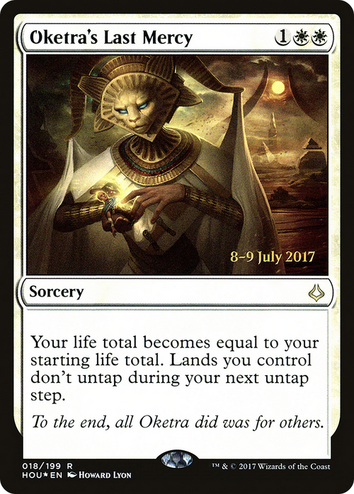 Oketra's Last Mercy (PRE-18S) - Hour of Devastation Promos Foil