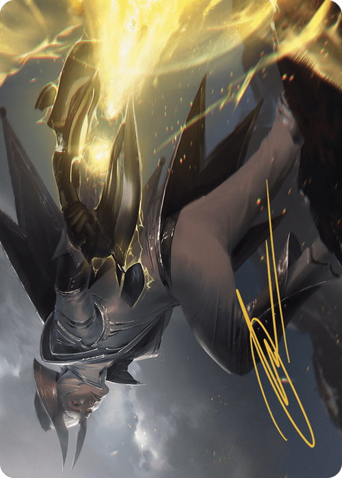 Ruthless Lawbringer // Ruthless Lawbringer (AOTJ-032) - Outlaws of Thunder Junction Art Series (Borderless)