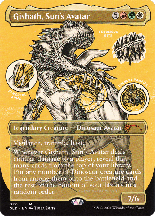 Gishath, Sun's Avatar (SLD-320) - Secret Lair Drop (Borderless)