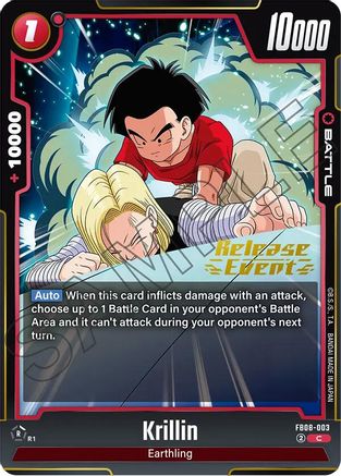Krillin - FB08-003 (FB08-003) - Saiyans Pride Release Event Cards