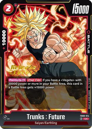 Trunks : Future (FB08-014) - Saiyans Pride Release Event Cards