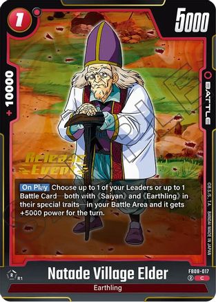 Natade Village Elder (FB08-017) - Saiyans Pride Release Event Cards
