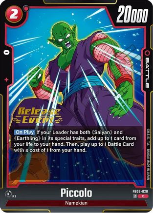 Piccolo - FB08-020 (FB08-020) - Saiyans Pride Release Event Cards