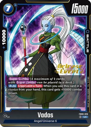 Vados (FB08-026) - Saiyans Pride Release Event Cards