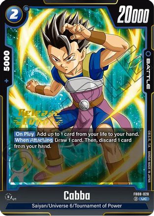 Cabba - FB08-028 (FB08-028) - Saiyans Pride Release Event Cards