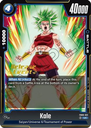 Kale - FB08-031 (FB08-031) - Saiyans Pride Release Event Cards