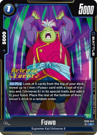 Fuwa (FB08-043) - Saiyans Pride Release Event Cards