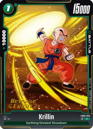 Krillin - FB08-053 (FB08-053) - Saiyans Pride Release Event Cards