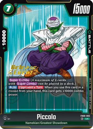 Piccolo - FB08-065 (FB08-065) - Saiyans Pride Release Event Cards
