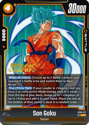 Son Goku - FB08-077 (FB08-077) - Saiyans Pride Release Event Cards