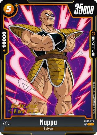 Nappa (FB08-079) - Saiyans Pride Release Event Cards