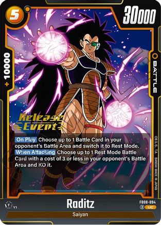 Raditz - FB08-094 (FB08-094) - Saiyans Pride Release Event Cards