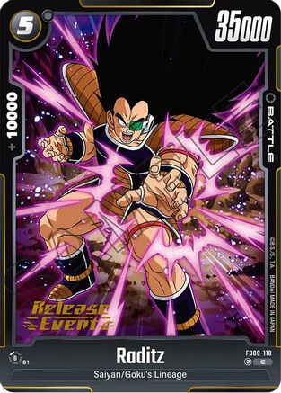 Raditz - FB08-118 (FB08-118) - Saiyans Pride Release Event Cards