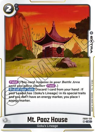 Mt. Paoz House (FB08-120) - Saiyans Pride Release Event Cards