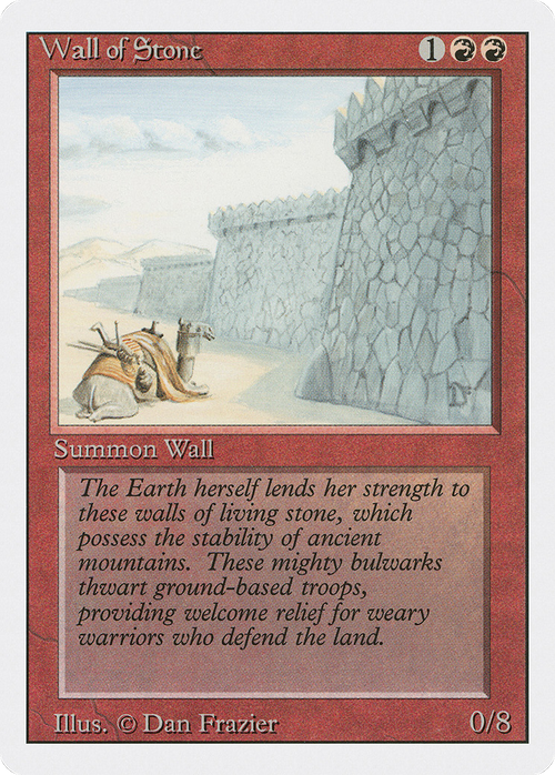 Wall of Stone (3ED-) - Revised Edition
