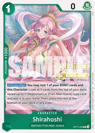 Shirahoshi (Judge Pack Vol. 7) (OP11-030) - One Piece Promotion Cards Foil