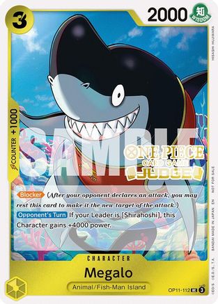 Megalo (Judge Pack Vol. 7) (OP11-112) - One Piece Promotion Cards Foil