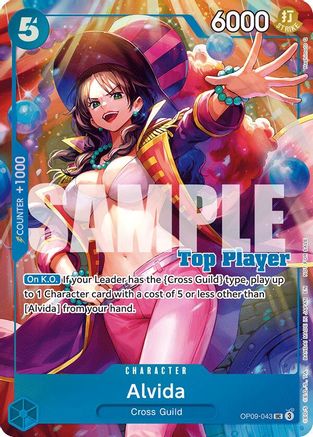 Alvida (CS 25-26 Top Player Pack Vol. 2) (OP09-043) - One Piece Promotion Cards Foil